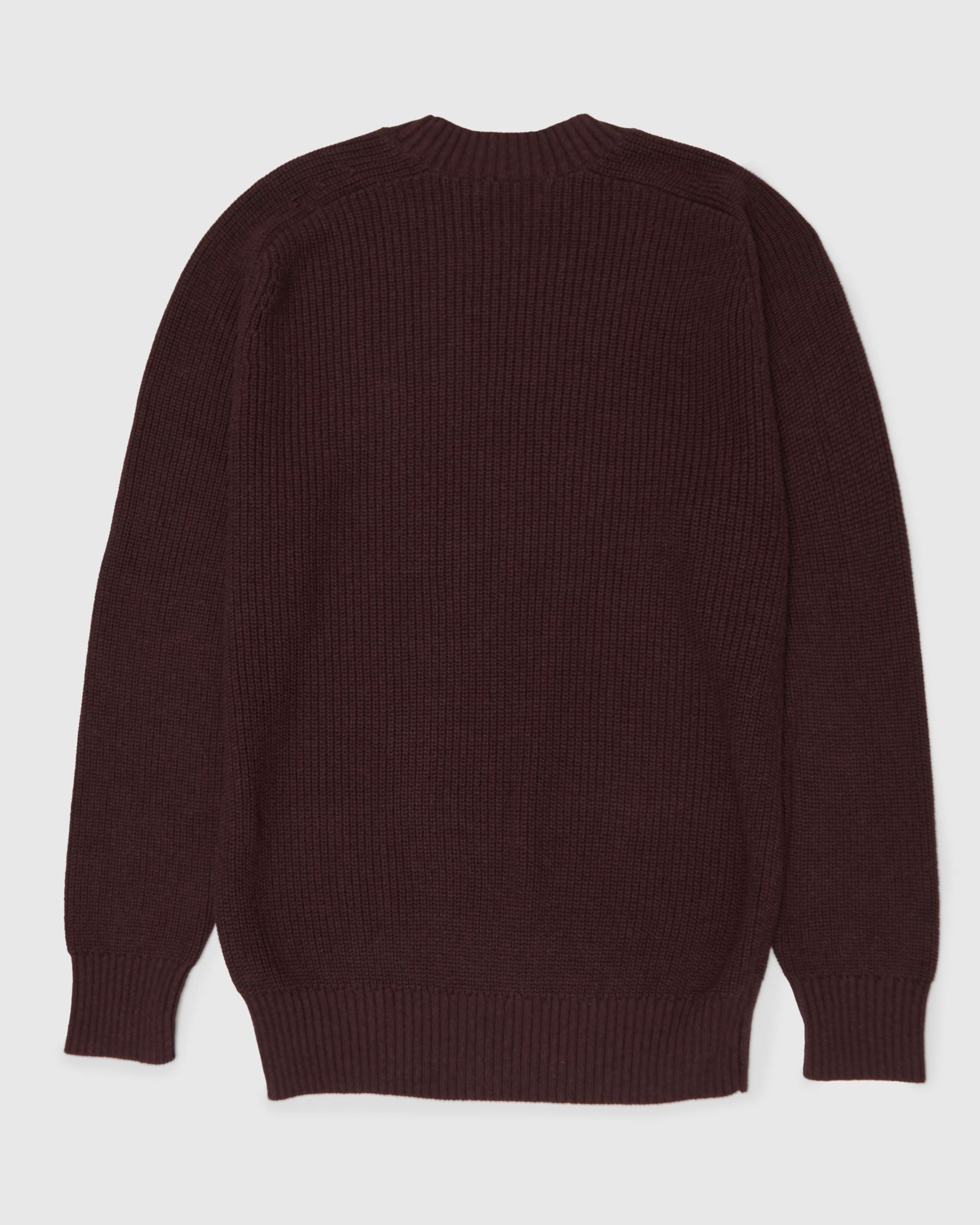 Crewneck Sweater in Burgundy