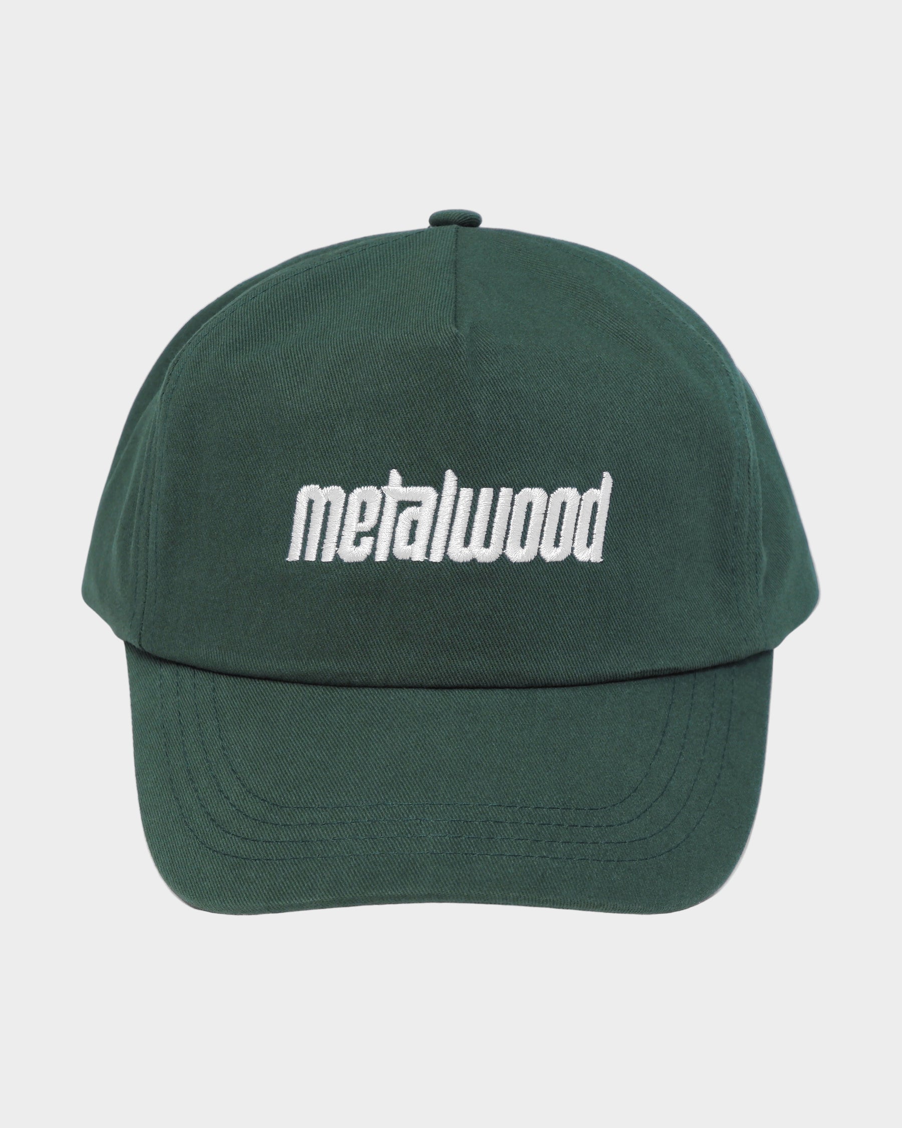Metal Logo 5-Panel Hat in Spruce