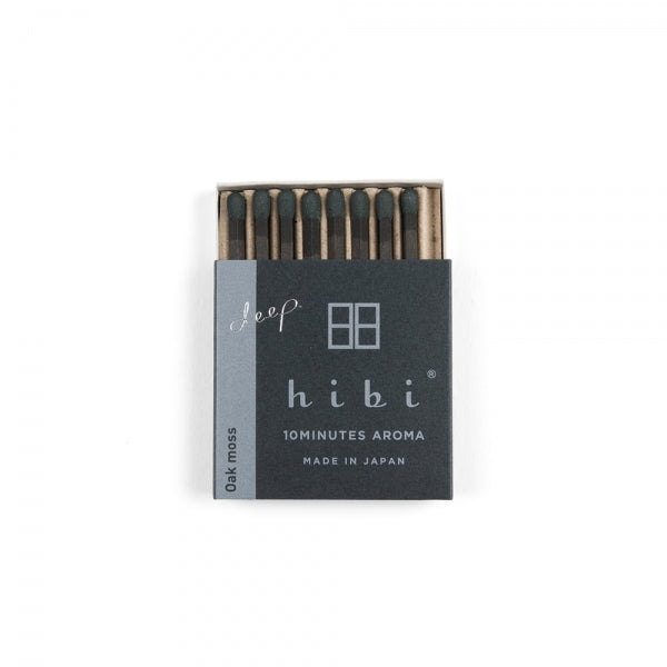 Hibi Incense Matches - Oakmoss