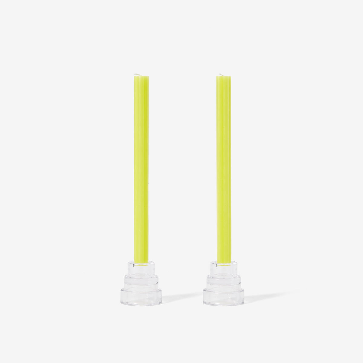 Dusen Dusen Taper Candle Set of 2 in Yellow