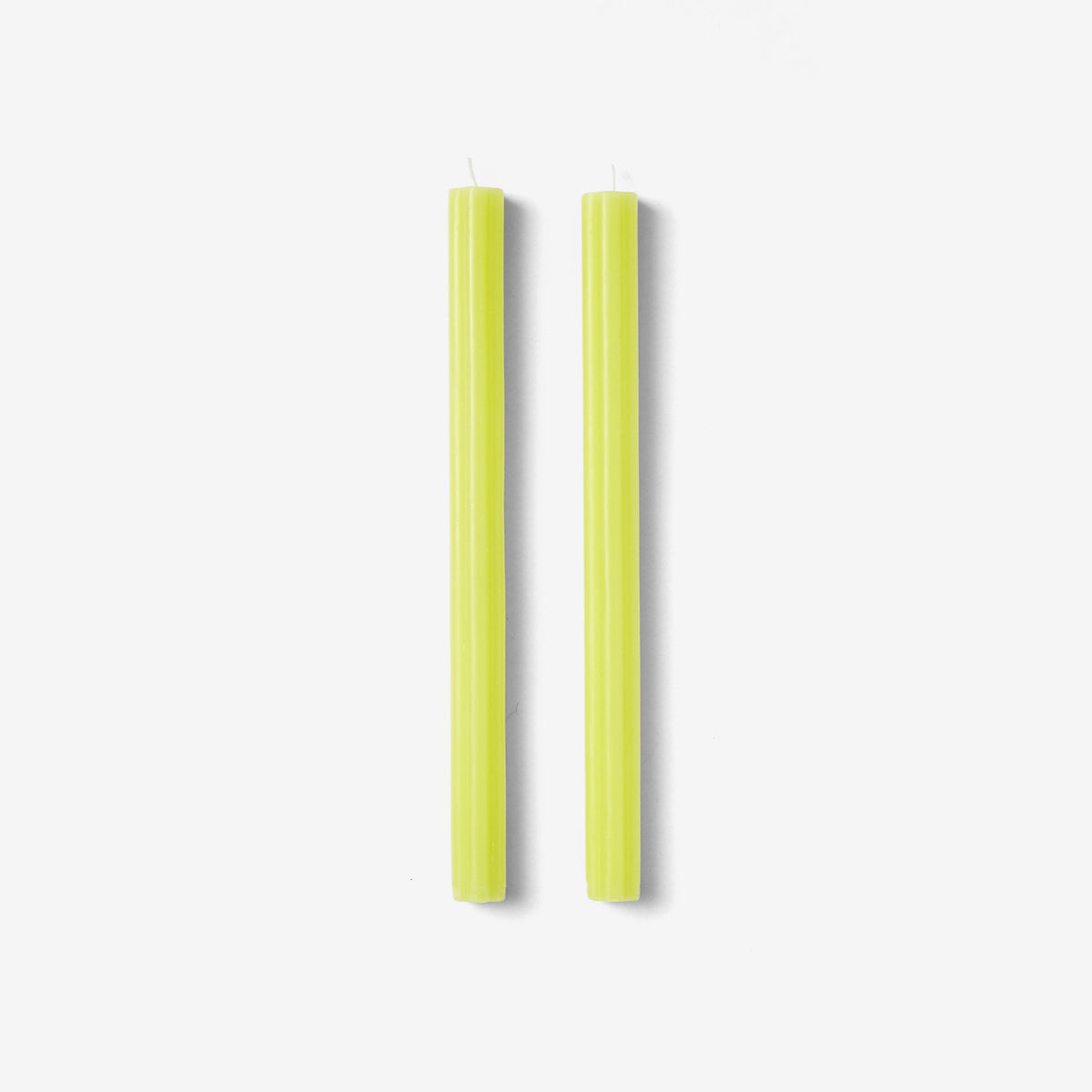 Dusen Dusen Taper Candle Set of 2 in Yellow