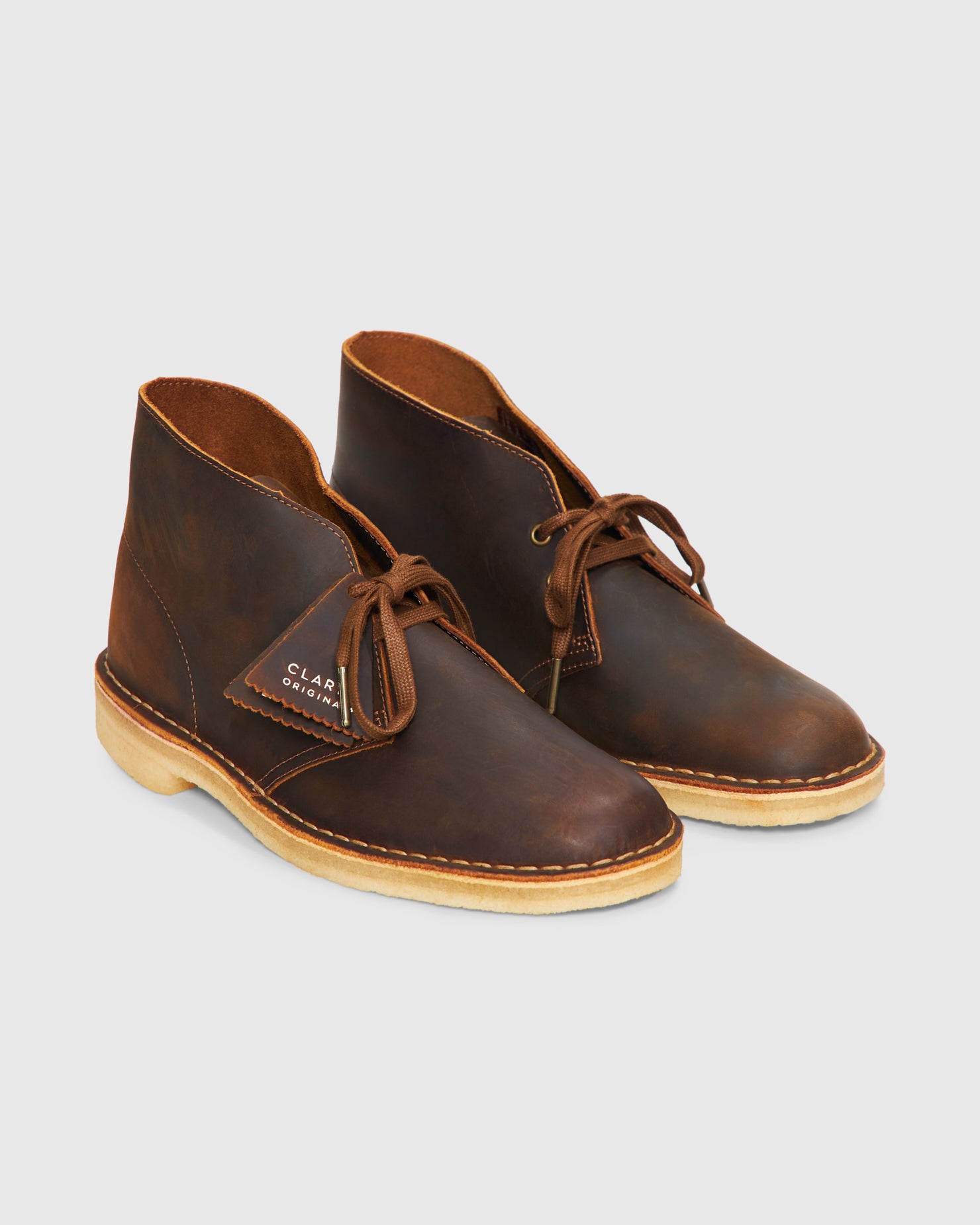 Clarks chukka boots beeswax on sale