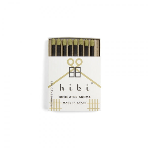 Hibi Incense Matches - Japanese Cypress