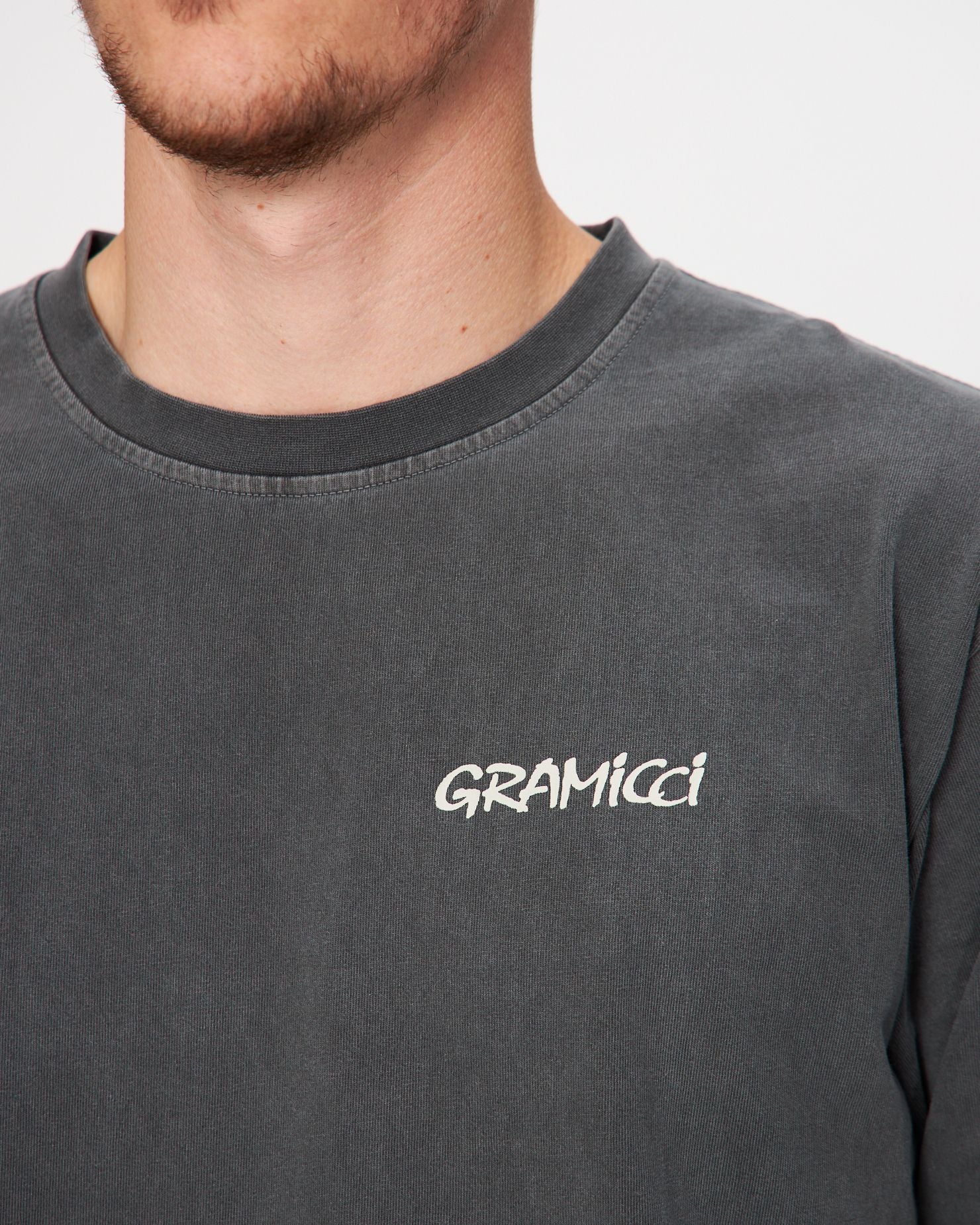 G-Pant Longsleeve Tee in Grey Pigment