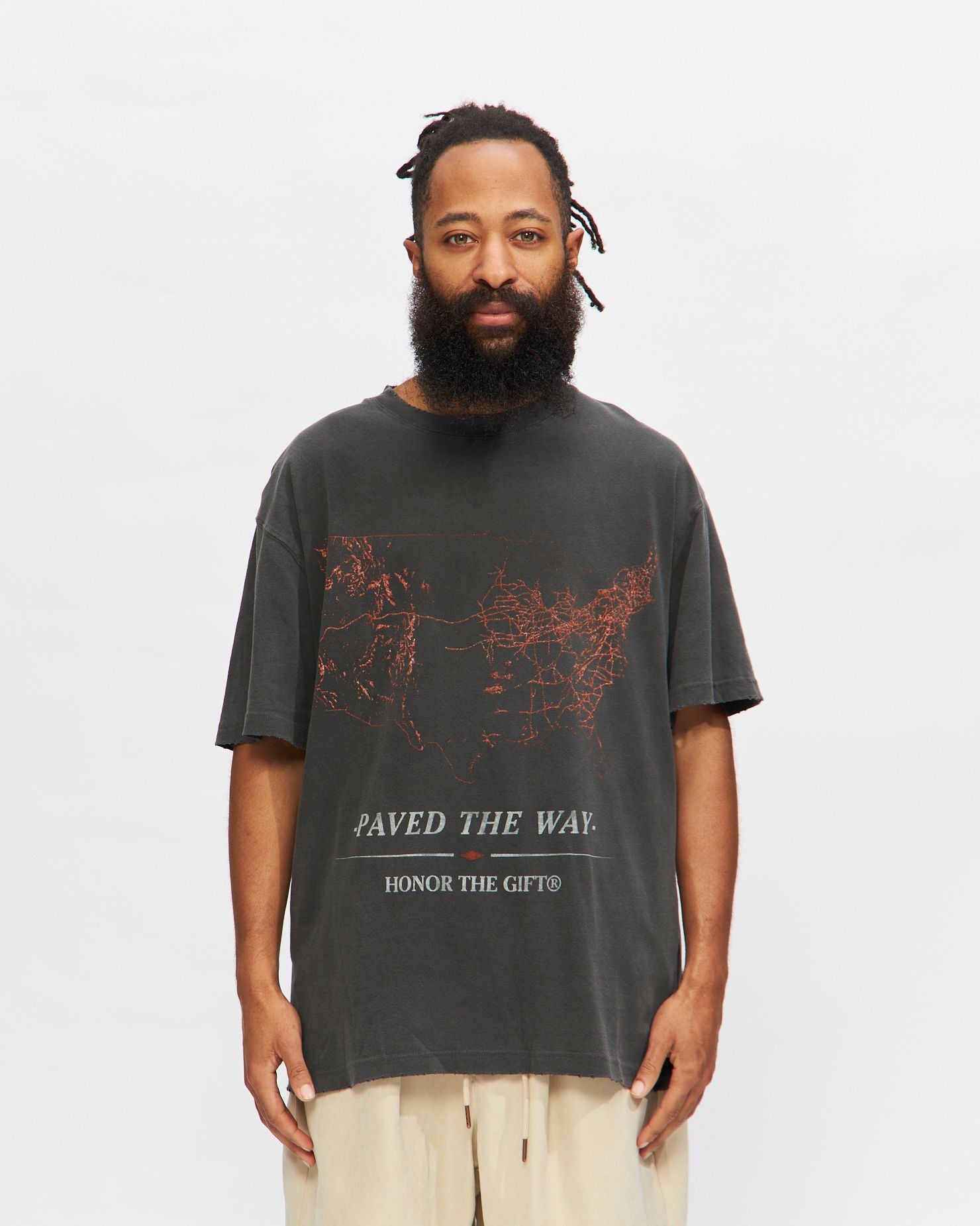 Pave The Way T-Shirt in Black
