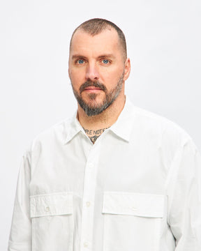Ivan Long Sleeve Shirt in White