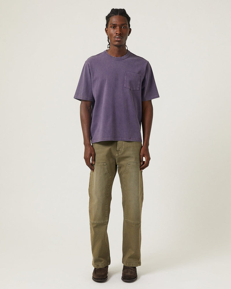 Garment Dye Tee in Purple