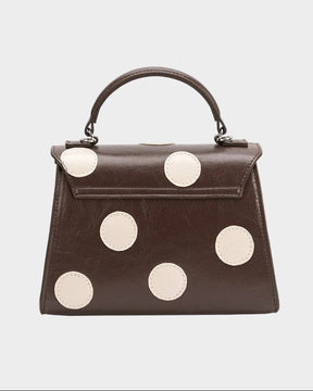 Maisel Recycled Polka Dot Bag in Chocolate