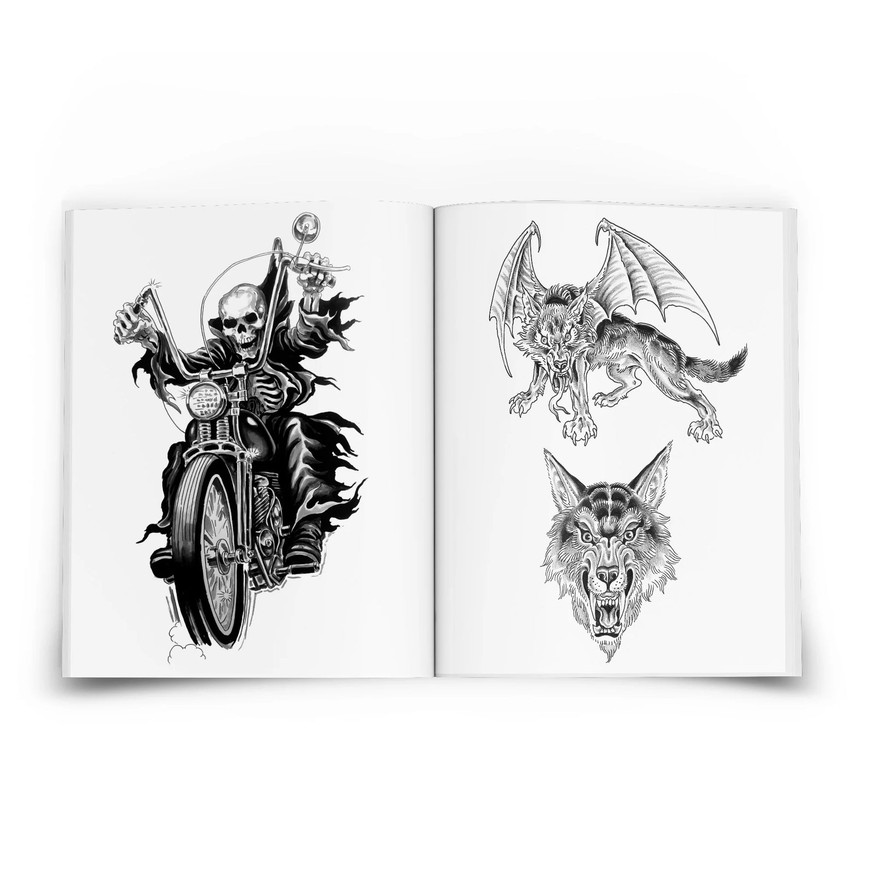 Reapers and Wolves: Designs and Variations for Tattooing