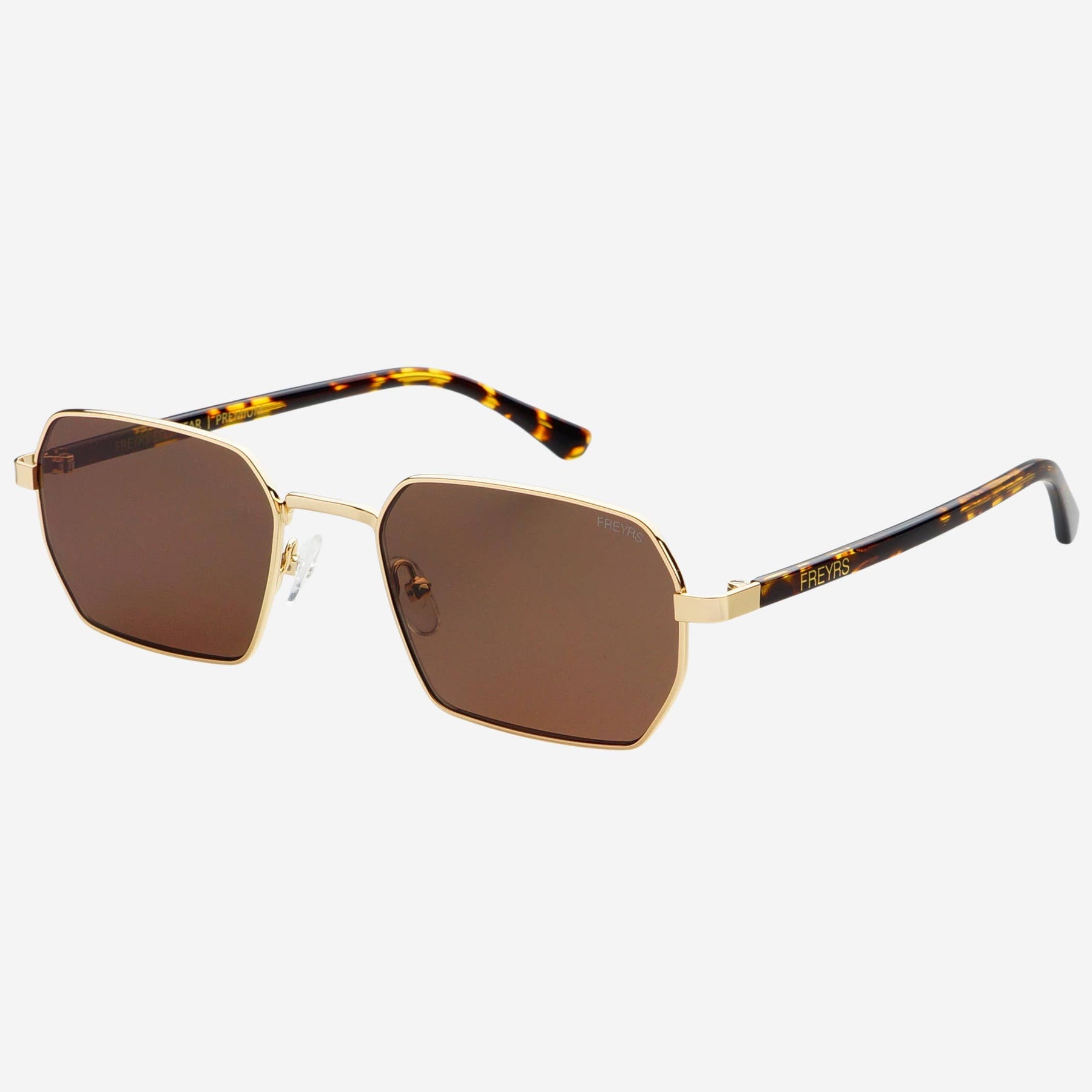 Superior Unisex Sunglasses in Gold