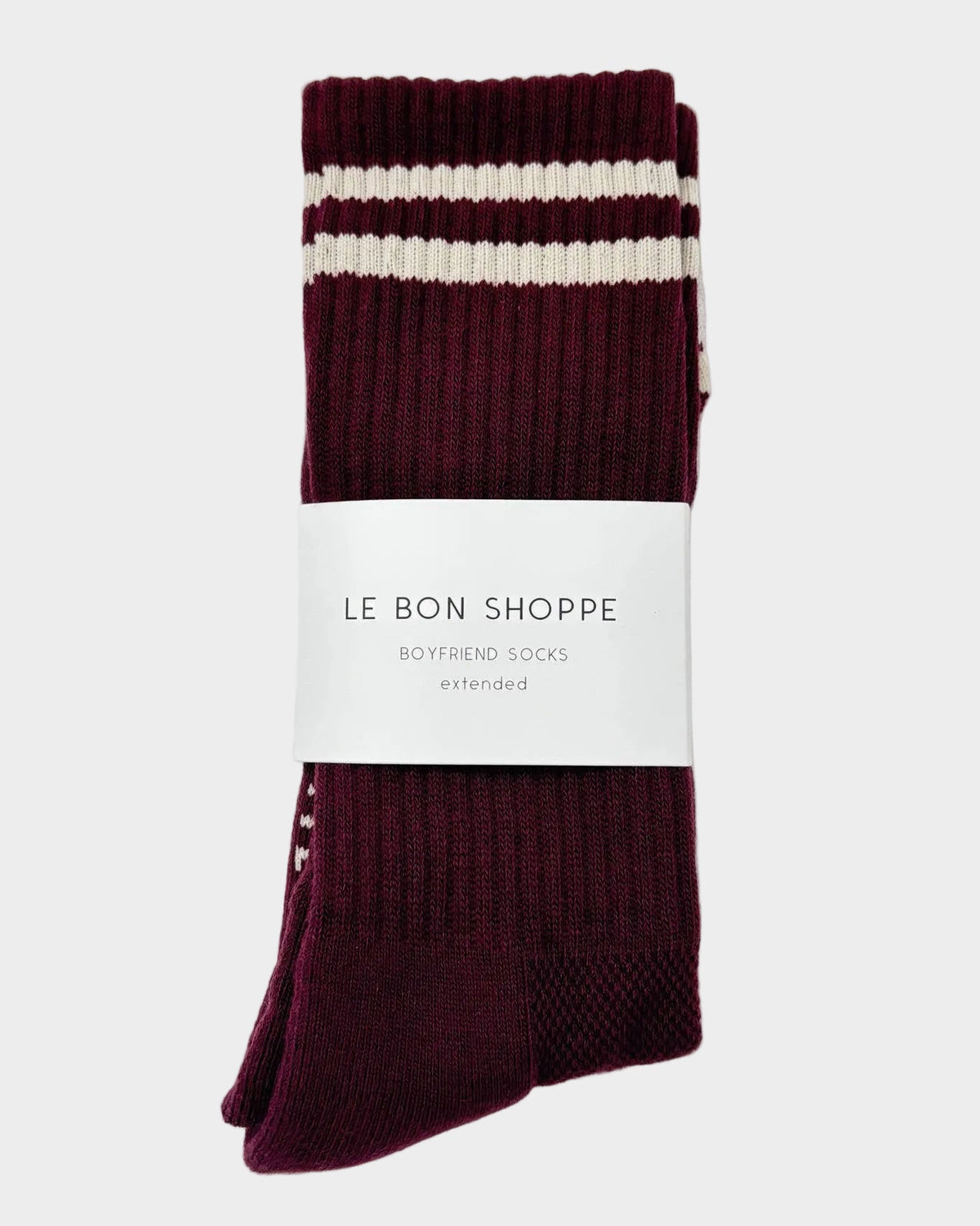 Extended Boyfriend Socks in Wood