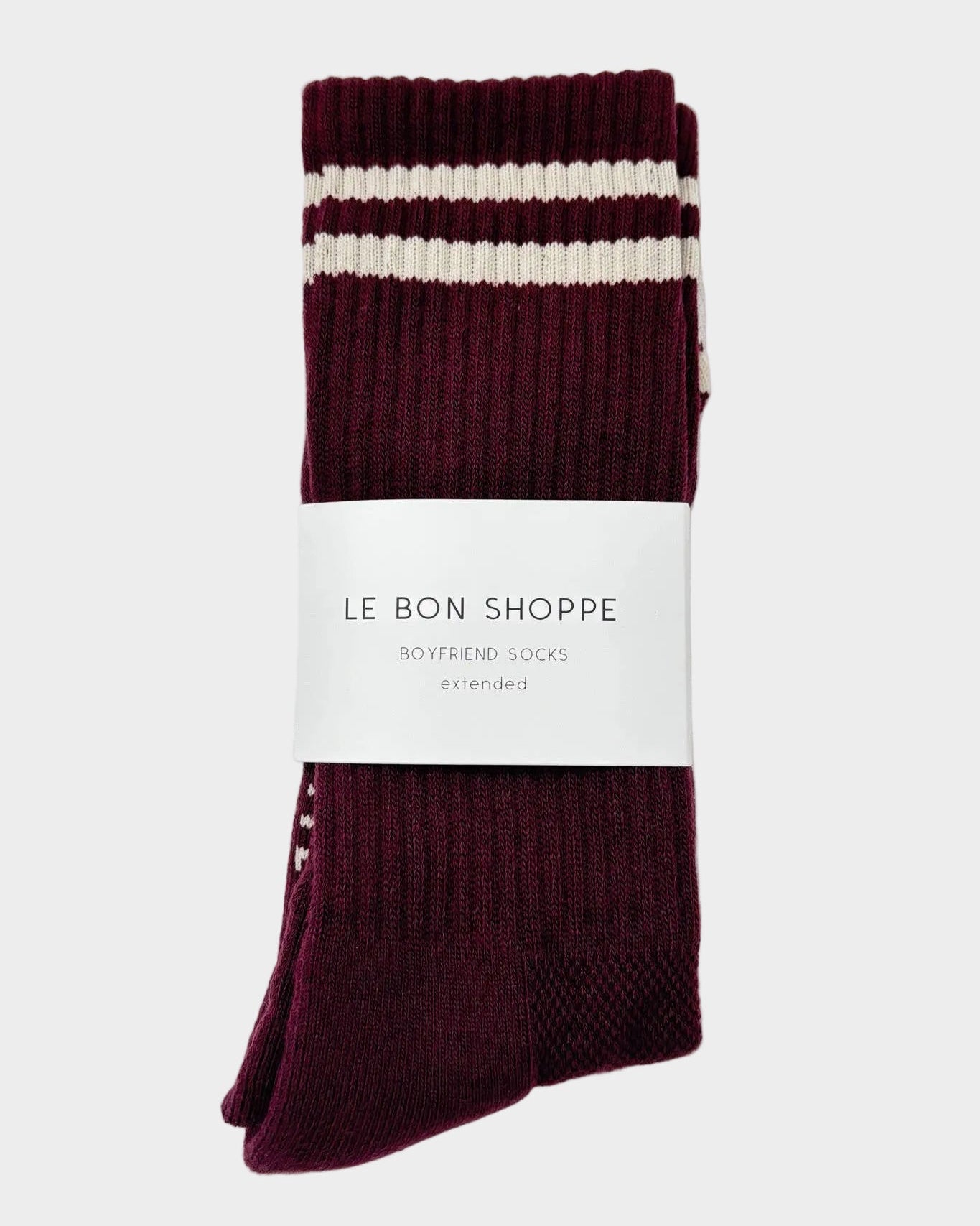 Extended Boyfriend Socks in Wood