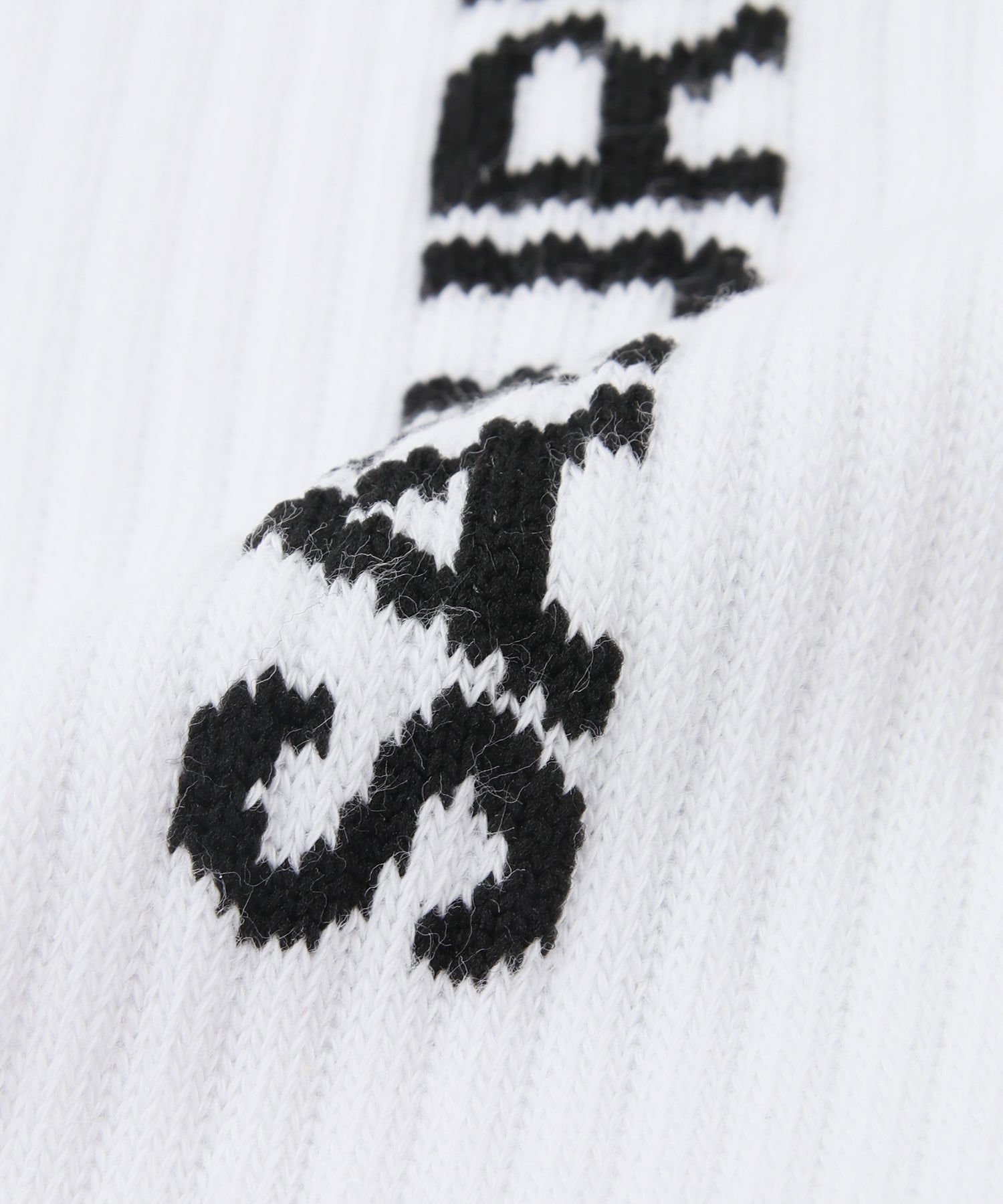 Logo Sock in White