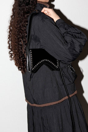 Mini Rivet Bag in Onyx