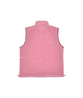 Reversible Safari Vest in Fired Brick/ Mesa Rose