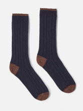 Wool Hike Sock in Navy