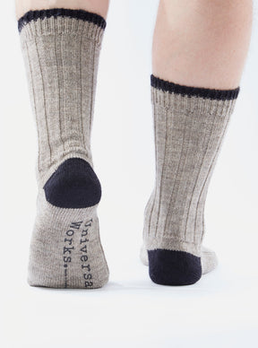 Wool Hike Sock in Stone