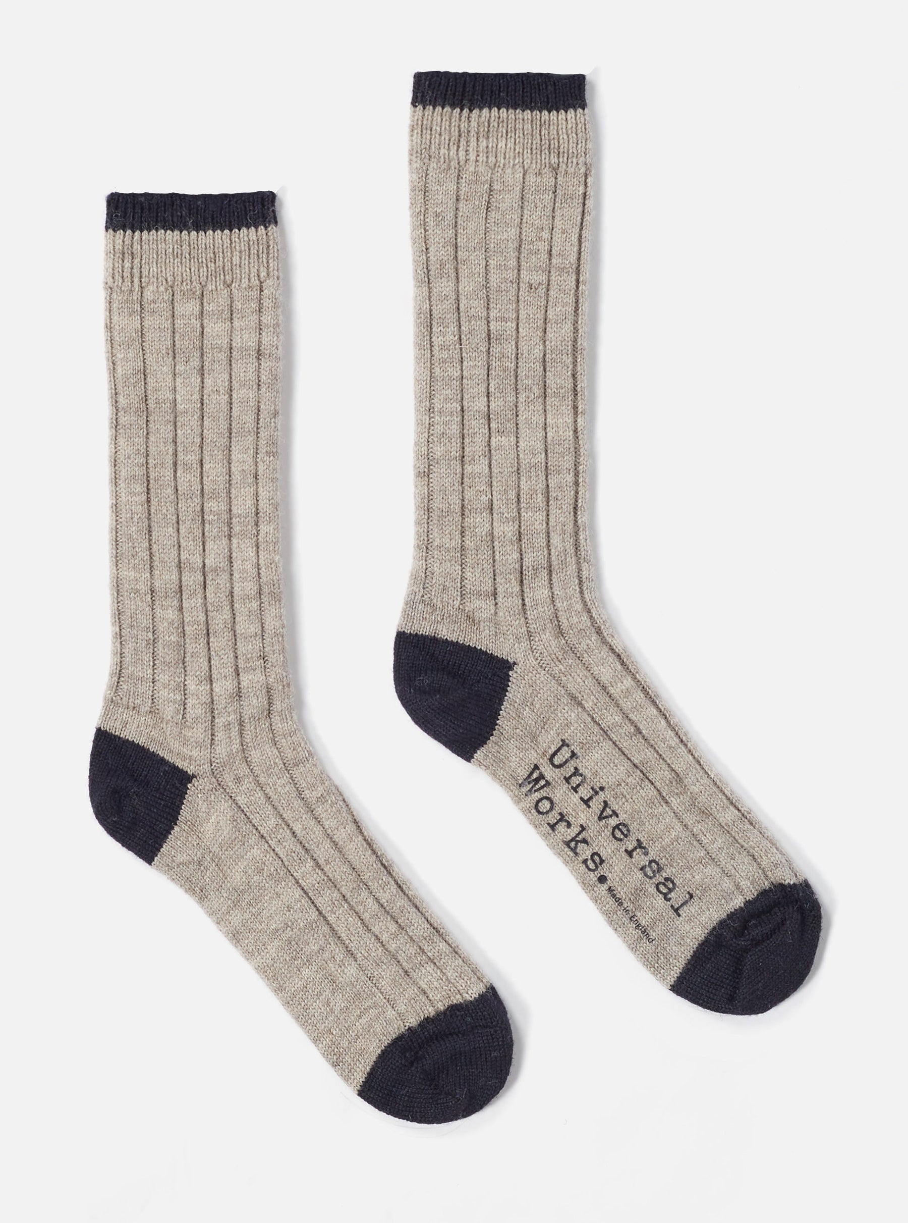 Wool Hike Sock in Stone