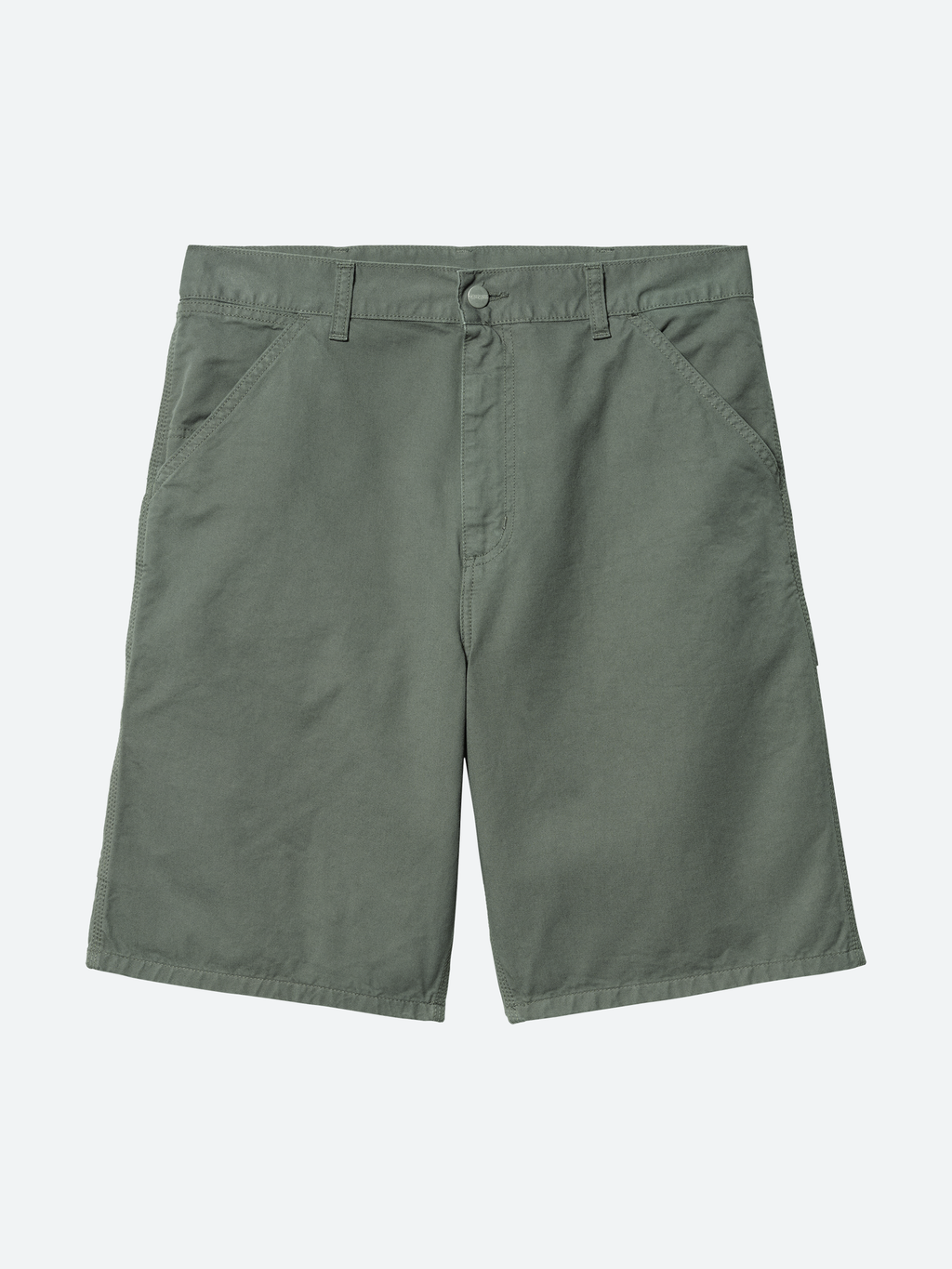 Carhartt WIP Single Knee Short in Park (Garment Dyed) Homme Essentials
