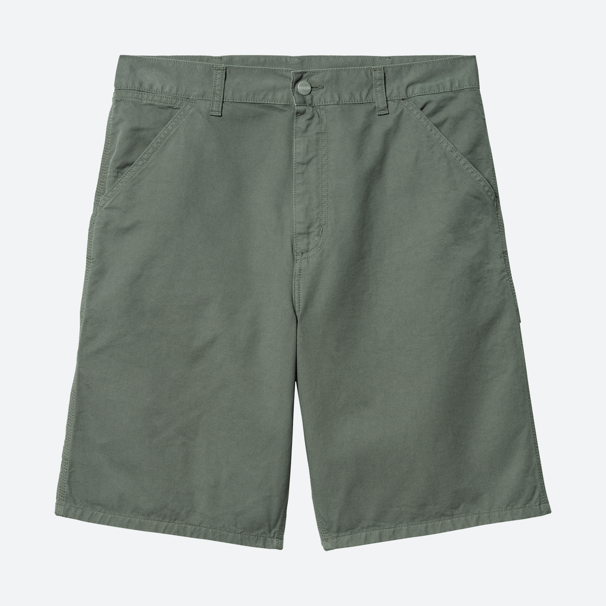 Carhartt WIP Single Knee Short in Park (Garment Dyed) Homme Essentials