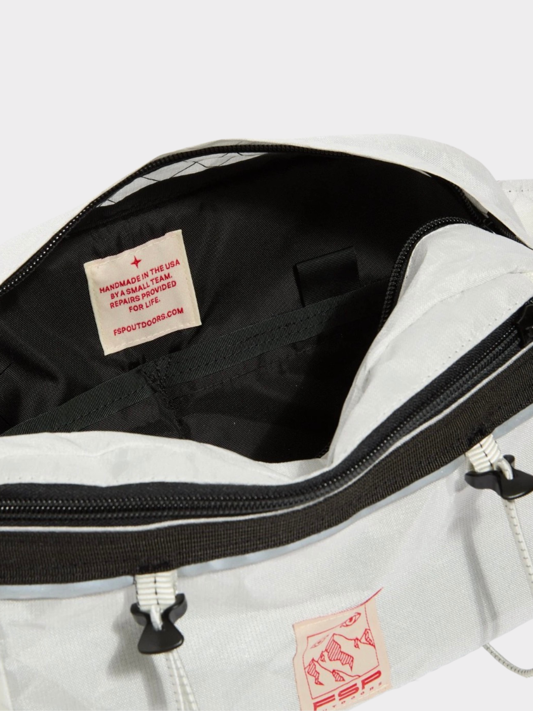 Lumbar Pack in White Dynema