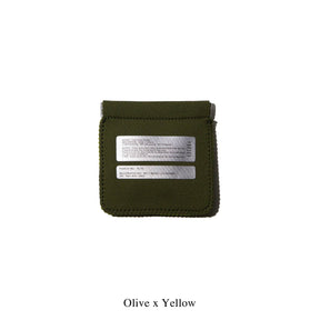 Coin Card Holder in Olive Green