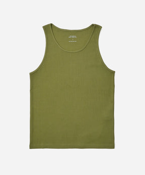 Cotton Rib Tank in Mayfly