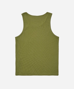 Cotton Rib Tank in Mayfly