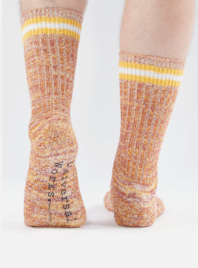 Everyday Stripe Sock in Yellow