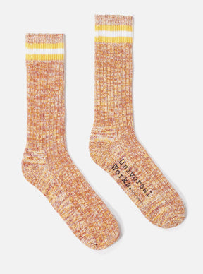 Everyday Stripe Sock in Yellow