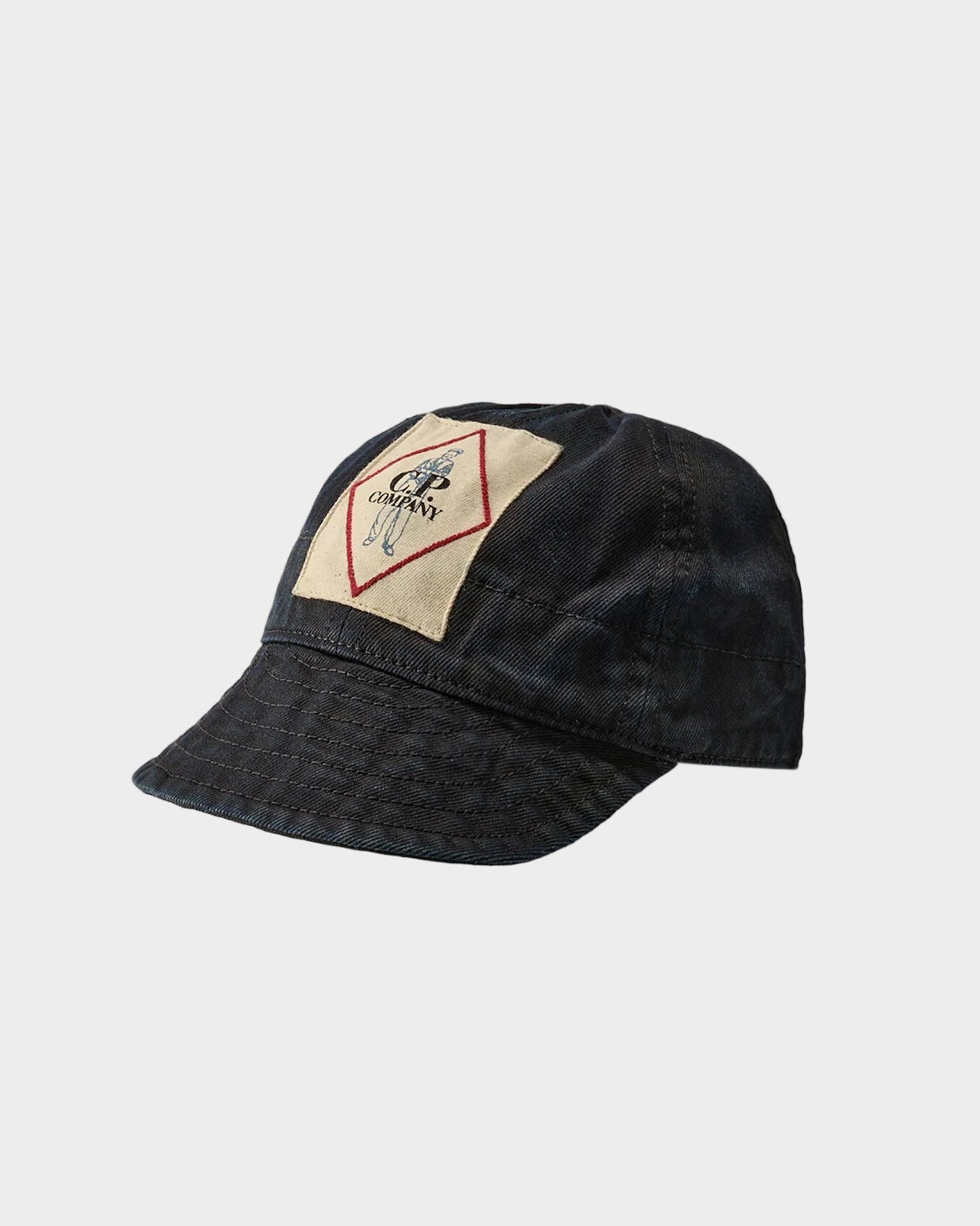 3/4 Plated Denim Logo Cap