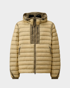 D.D. Shell Goggle Down Jacket in Pistachio Shell