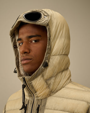 D.D. Shell Goggle Down Jacket in Pistachio Shell