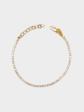 Crystal Tennis Bracelet in 18k Gold Fill