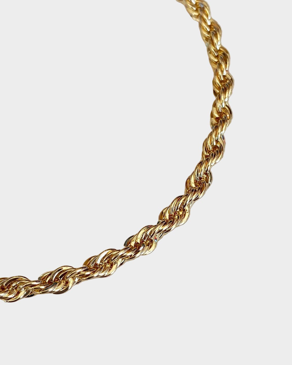 3mm Rope Bracelet in 18k Gold Fill