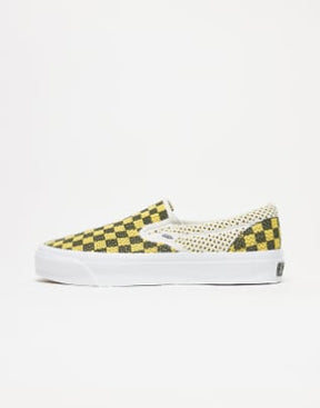 LX Classic Slip On EK in Checkerboard Black / Yellow