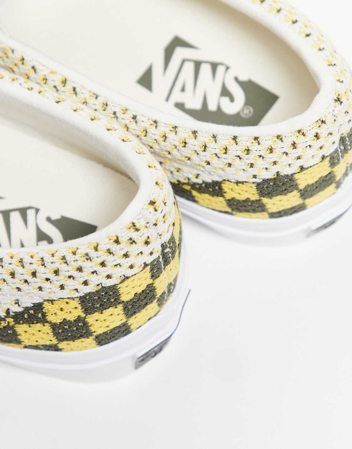 LX Classic Slip On EK in Checkerboard Black / Yellow