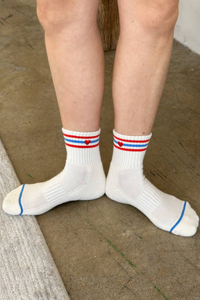 Embroidered Girlfriend socks