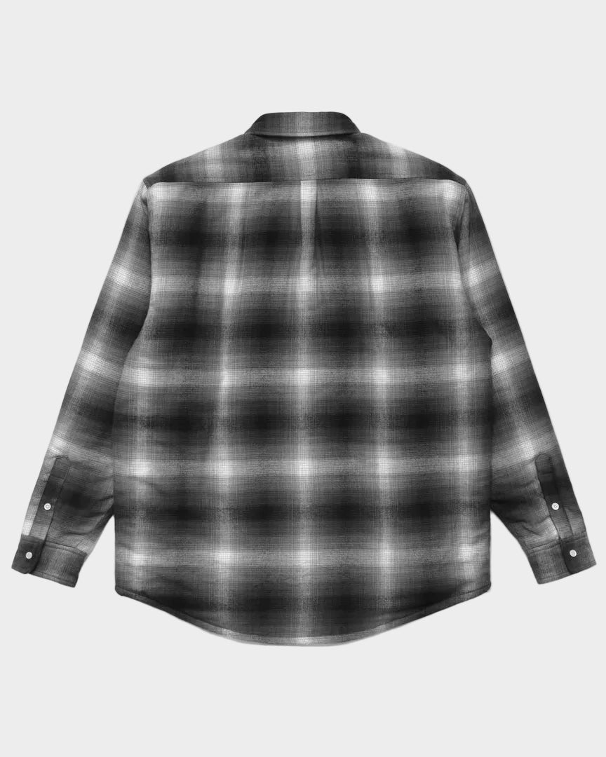 Poly Filled Shirt in Black