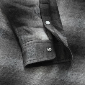 Poly Filled Shirt in Black