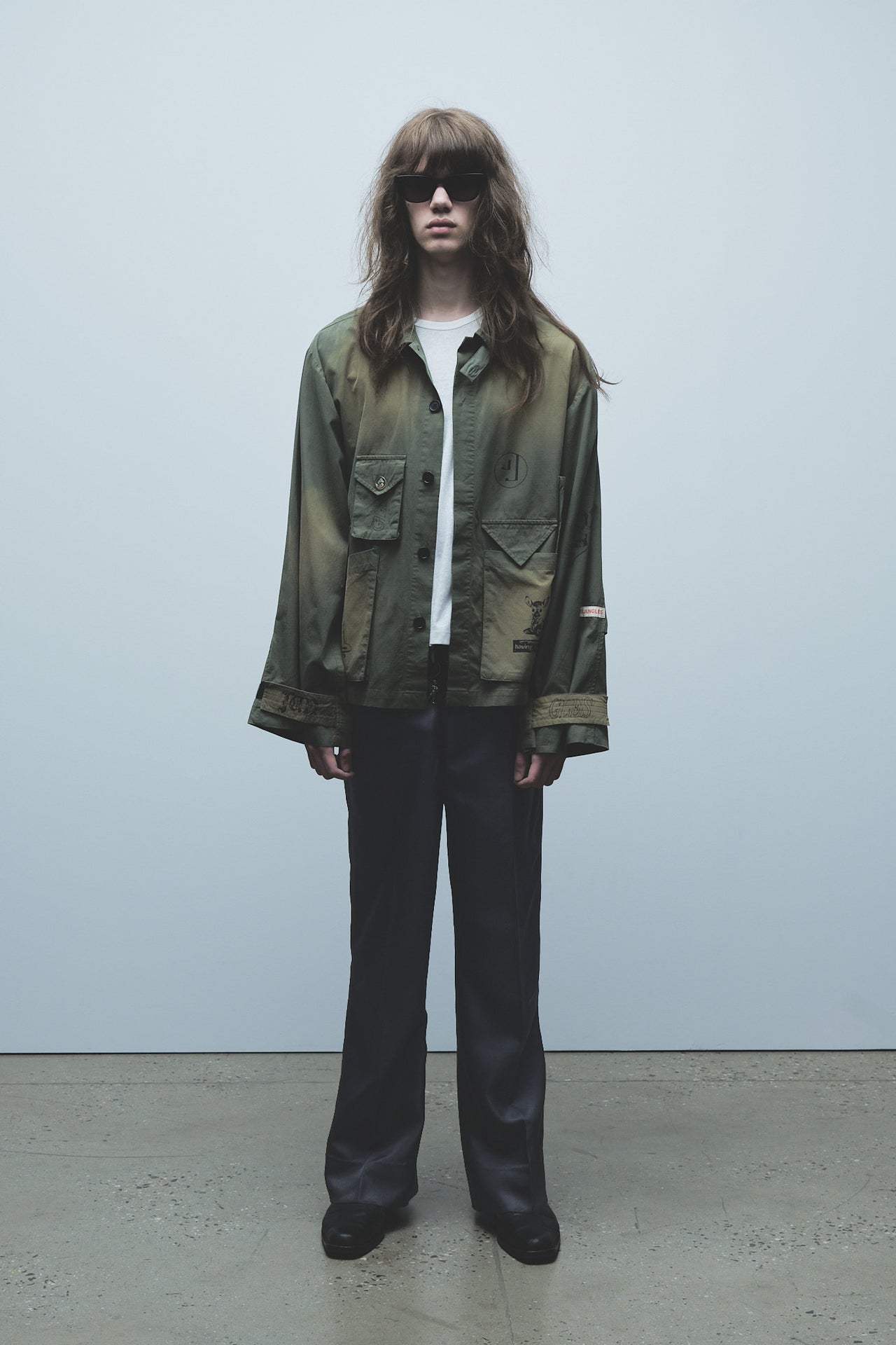 Sketches Field Jacket in Green