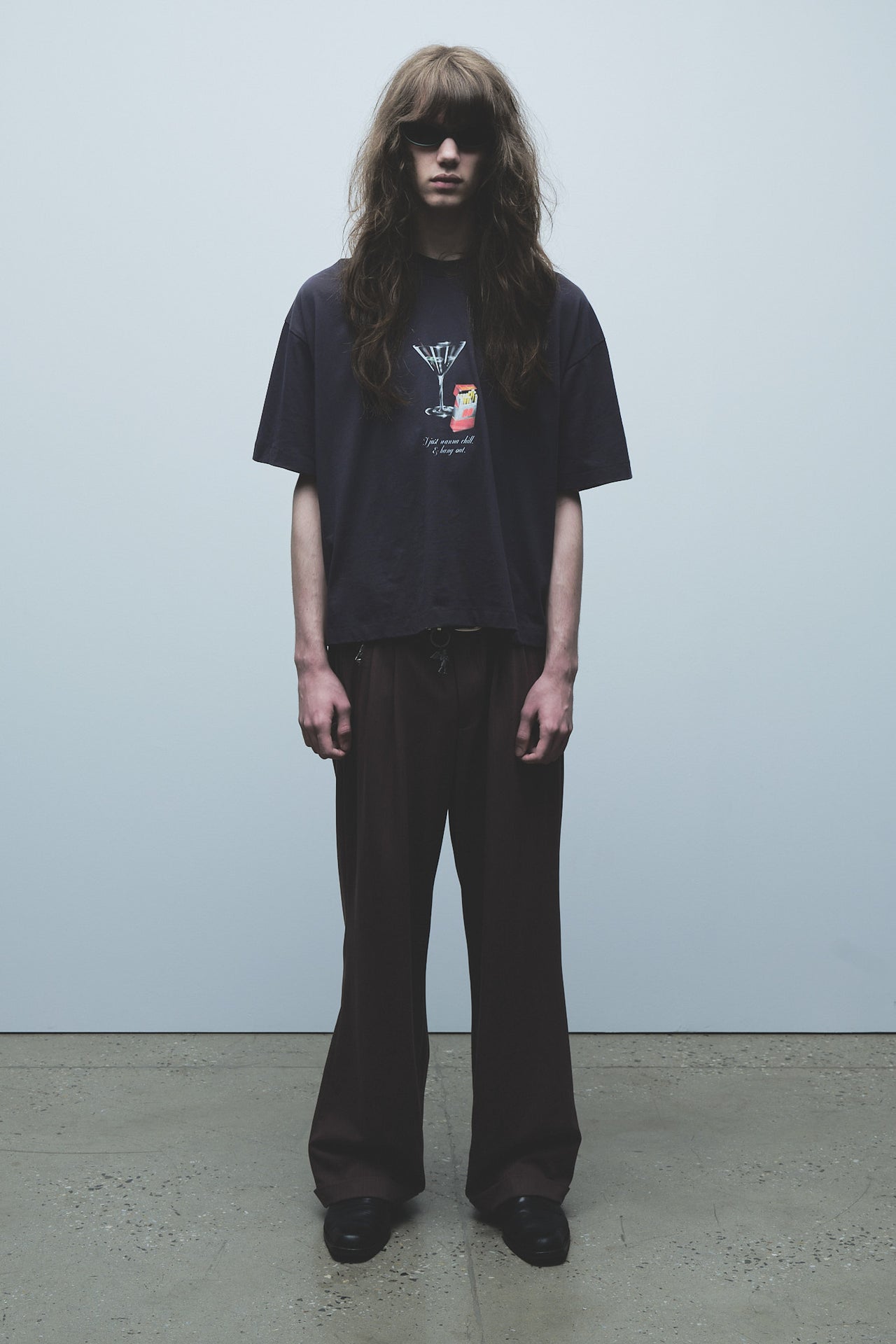 Double Happiness S/S Tee in Black