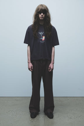 Double Happiness S/S Tee in Black