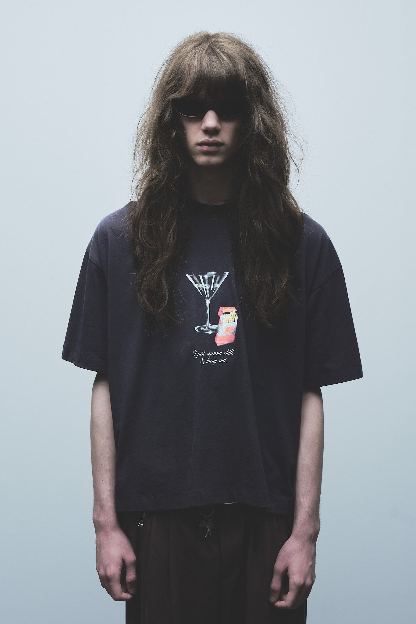 Double Happiness S/S Tee in Black
