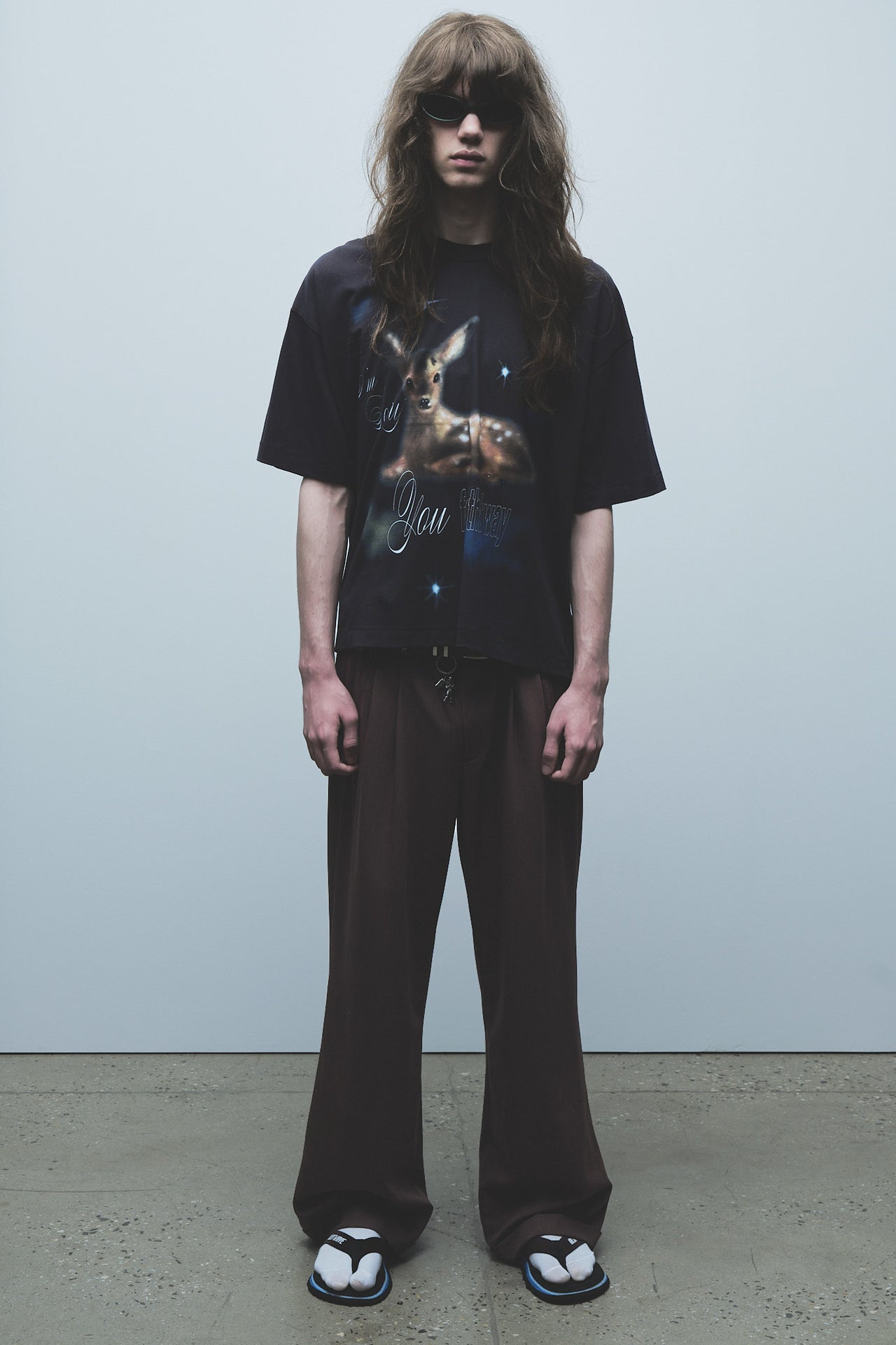 I'm Sorry S/S Tee in Black