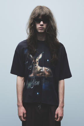 I'm Sorry S/S Tee in Black