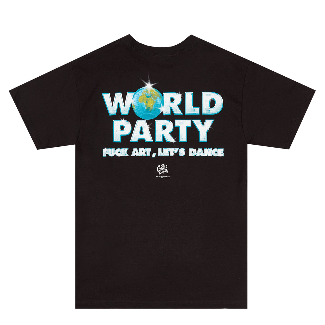 World Party Tee in Black