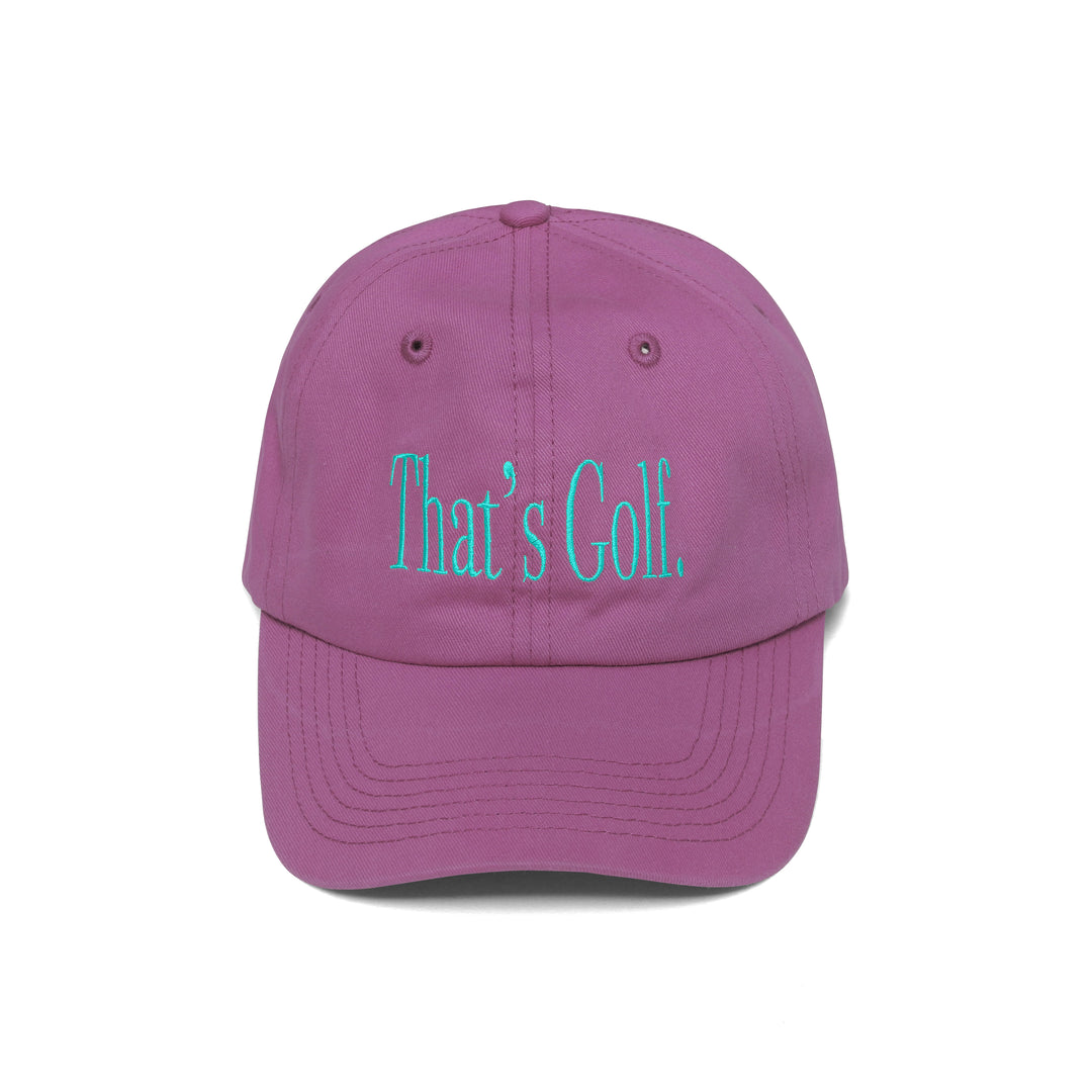 That's Golf Dad Hat in Purple