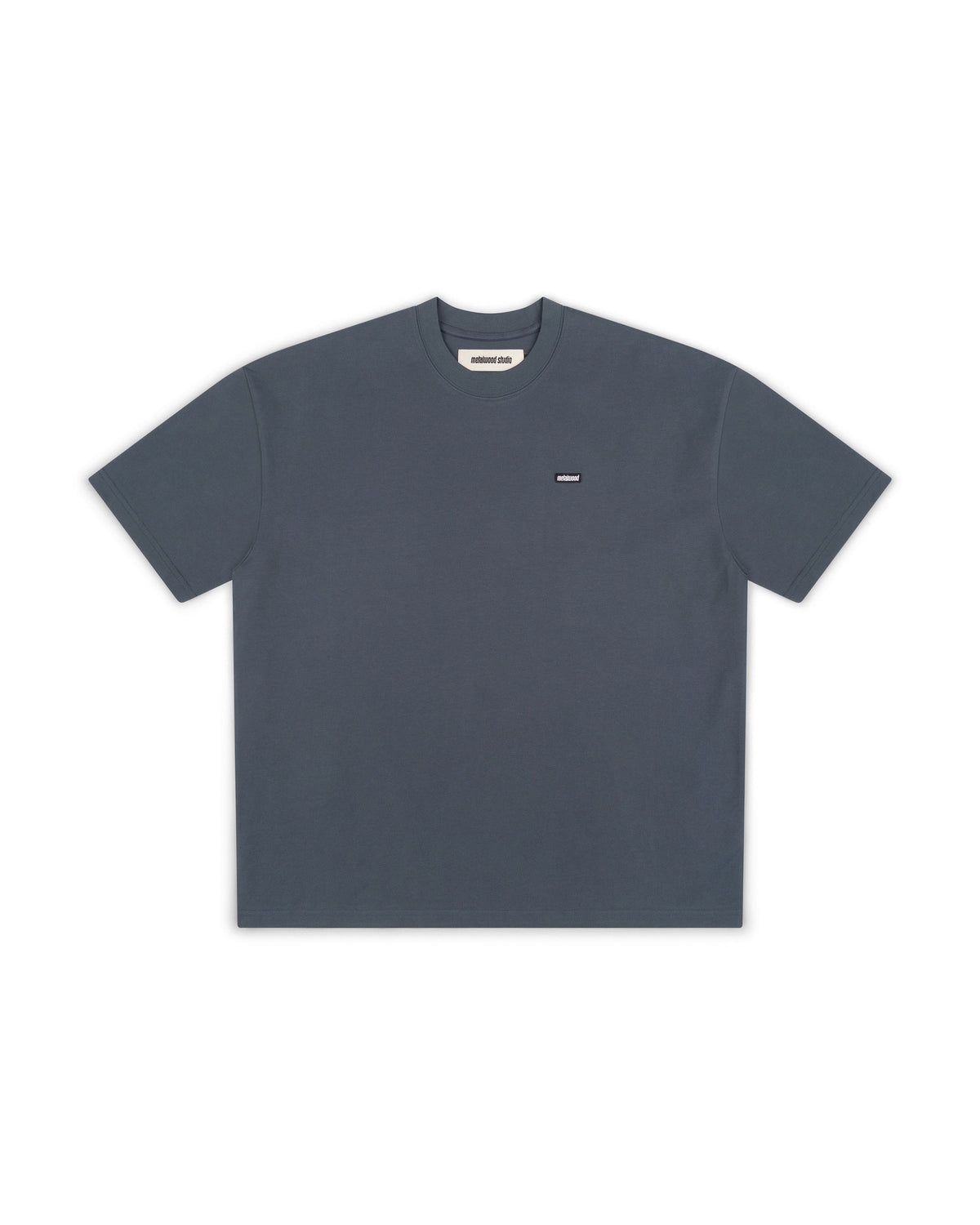 Heavyweight Mini Metal Logo T-Shirt in Marine