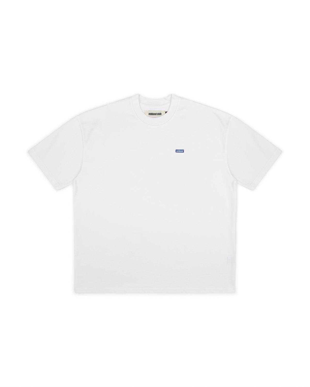 Heavyweight Mini Metal Logo T-Shirt in White